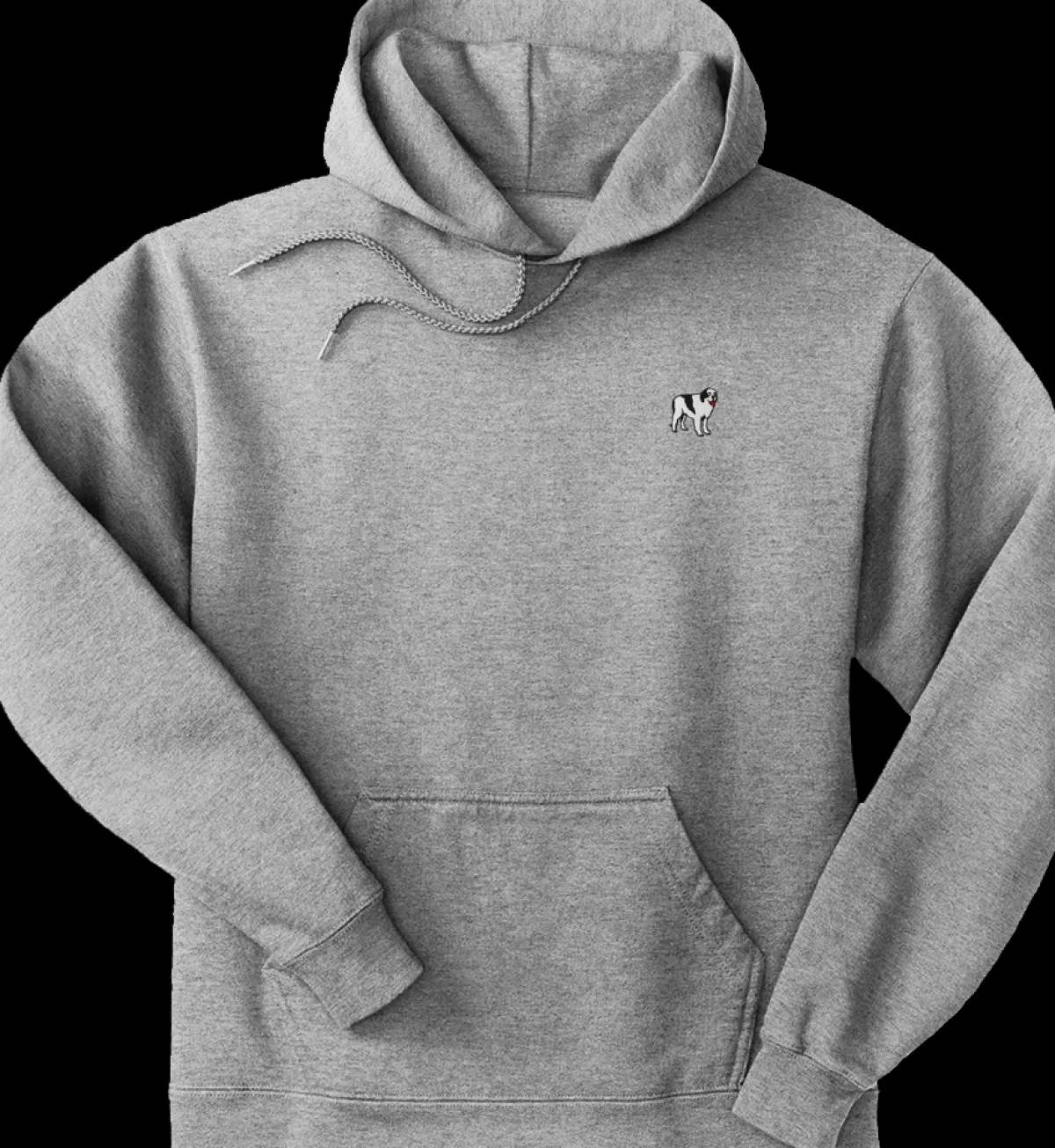 Best French Terry Fleece Embroidered Hoodie Medium